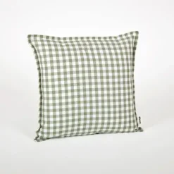 Funda de Cojín Vichy Verde 40x40cm