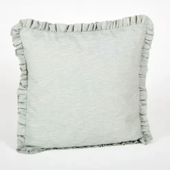 Funda de Cojín Volante Verde 40x40cm