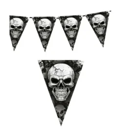 Gallardete Calavera 274cm 20x30cm Papel
