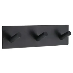 Gancho Acero Inoxidable 3M Negro Triple