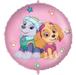 Globo Foil Paw Patrol Skye and Everest 46cm
