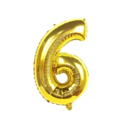 Globo Mylar Números Oro 110cm