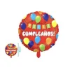 Globo Mylar Redondo Cumpleaños