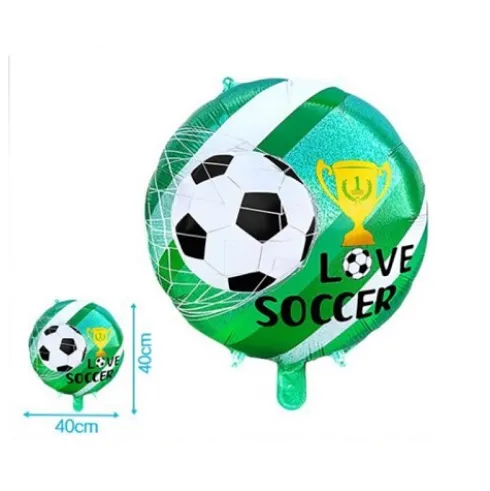 Globo Mylar Redondo Futbol