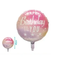 Globo Mylar Redondo Rosa