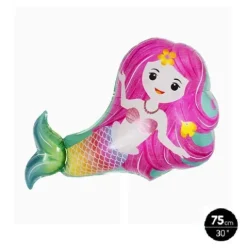 Globo Poliamida Sirena 75cm