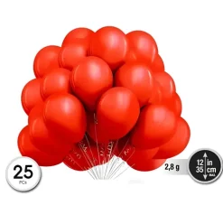 Globos Látex 30cm 25pcs