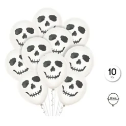 Globos Látex Fantasma 10pcs