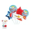 Globos Mylar Avión 5pcs