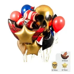 Globos Mylar Pirata 11pcs