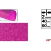 Goma EVA C/Purpurina Fucsia
