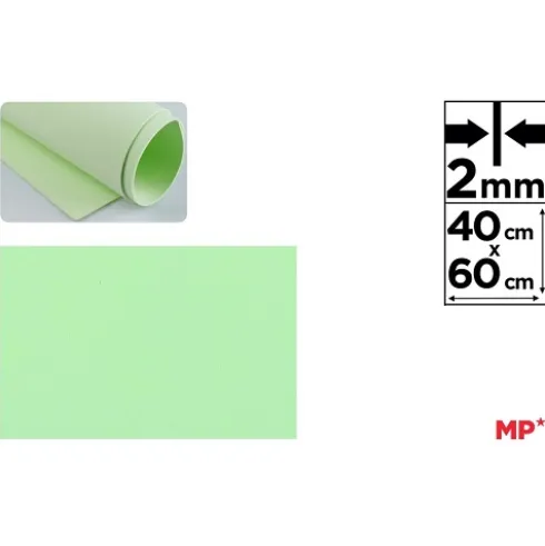 Goma EVA Verde Pastel