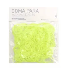 Gomas Para Pulsera Amarillo Claro