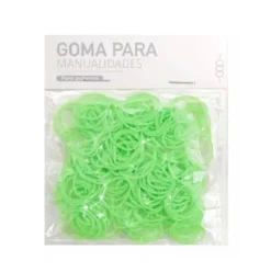 Gomas Para Pulsera Verde