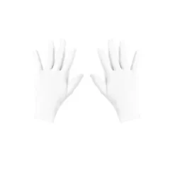Guantes Cortos Adulto Blanco