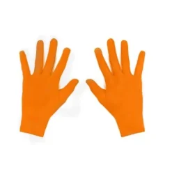 Guantes Cortos Adulto Naranja