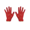 Guantes Cortos Encaje Rojo