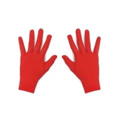 Guantes Cortos Infantil Rojo