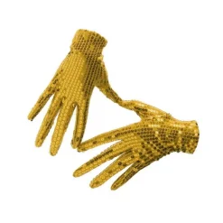 Guantes Cortos Lentejuelas