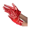 Guantes Cortos Metalizados Rojo