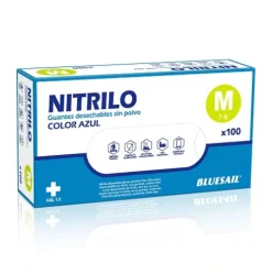 Guantes Desechable NITRILO Azul