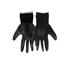 Guantes Jardinería Bricolaje Negro 10/XL