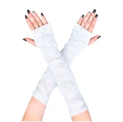 Guantes Largo Momia Blanco