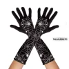 Guantes Largos Telaraña Negro