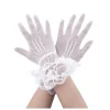 Guantes Red Encaje Blanco