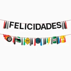Guirnalda Doble Cartón ‘Felicidades’ Dragon Monster