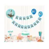 Guirnalda Feliz Cumpleaños Con Globos Tiburón 21PCS
