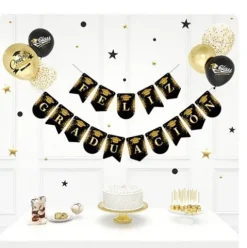 Guirnalda Feliz Graduación Con Globos 27PCS