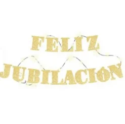 Guirnalda Feliz Jubilación Con Luz