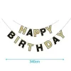Guirnalda Happy Birthday Dorado
