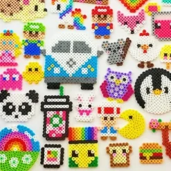 Hama Beads Amarillo Translucido