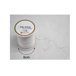 Hilo De Jade 0.8MM Blanco 72M