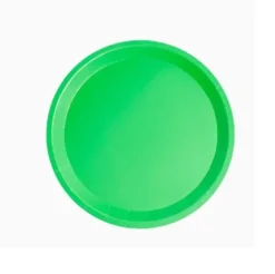 Hiper – Platos postre de color biodegradable | Hechos de cartón Ø17cm