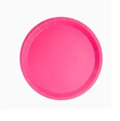 Hiper – Platos postre de color biodegradable | Hechos de cartón Ø17cm
