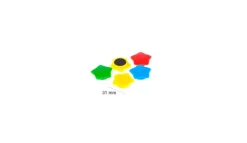 Imanes Estrella Color 5U