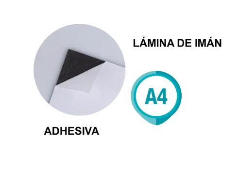 Imán Lámina Adhesiva A4