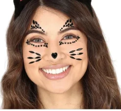 Joyas Faciales Adhesivas Gatita
