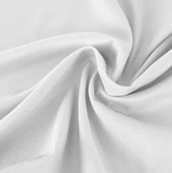 Juego de Sábanas Lisas de 3 Piezas Blanco