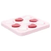 Juego de Tres en Raya Love Cemento Rosa