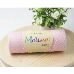 Lana Crochet Rosa Pastel 11