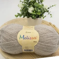 Lana Finas Beige Melange 68