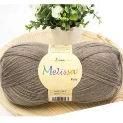 Lana Finas Beige Melange 69