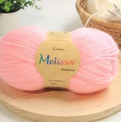 Lana Mediana Rosa Pastel 24