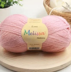 Lana Mediana Rosa Pastel 49