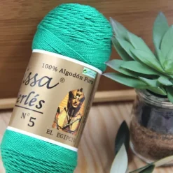 Lana Perlés 5 Verde 8