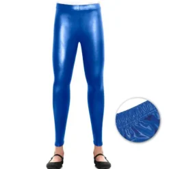 Legging Metalizado Azul Oscuro Infantil